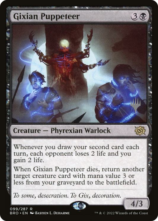 Gixian Puppeteer (Promo Pack) [The Brothers' War Promos] Foil