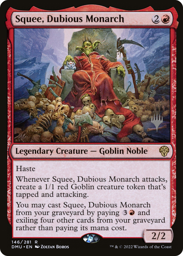 Squee, Dubious Monarch (Promo Pack) [Dominaria United Promos] | Silver Goblin