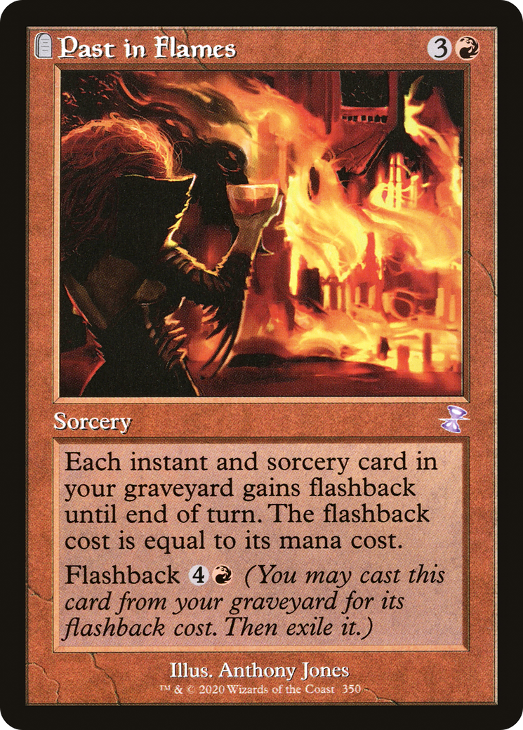 Past in Flames (Retro) (350) Foil - Time Spiral Remastered