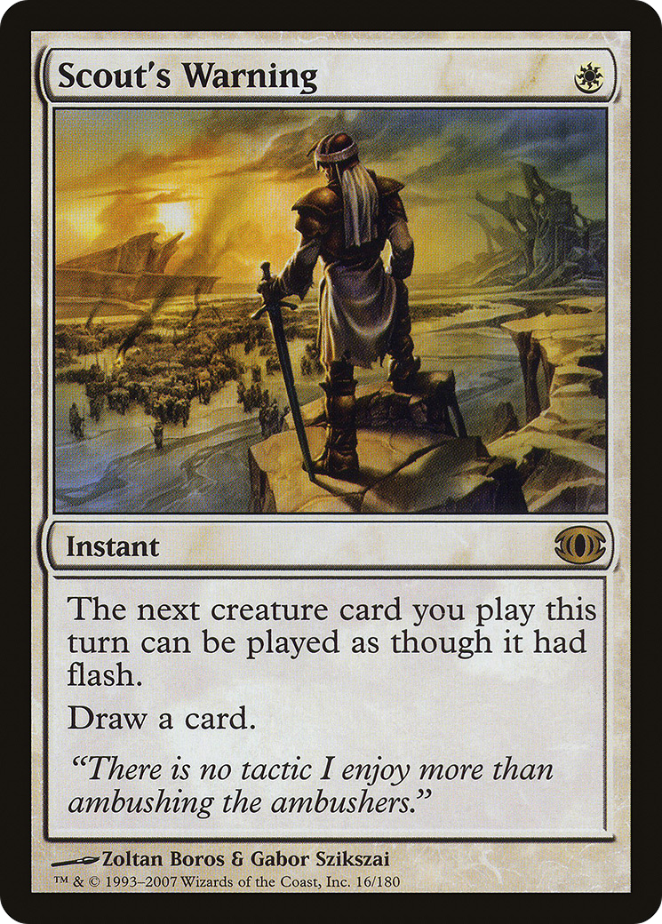 Scout's Warning (016) Foil - Future Sight