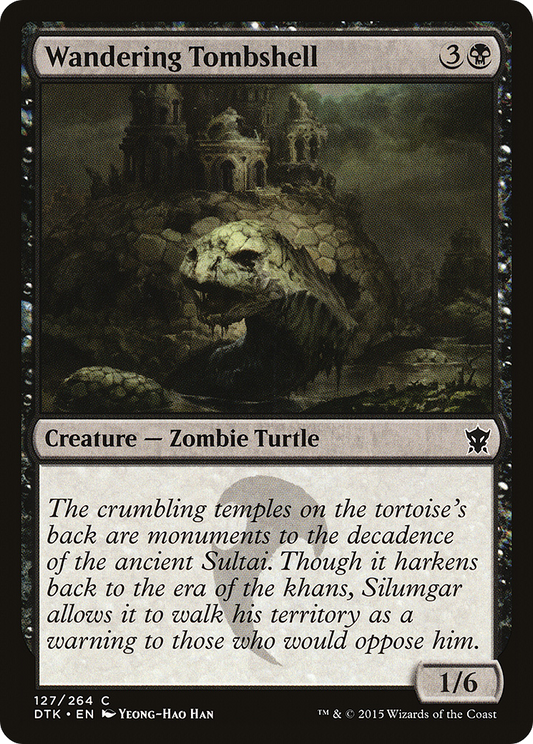 Wandering Tombshell [Dragons of Tarkir] Foil