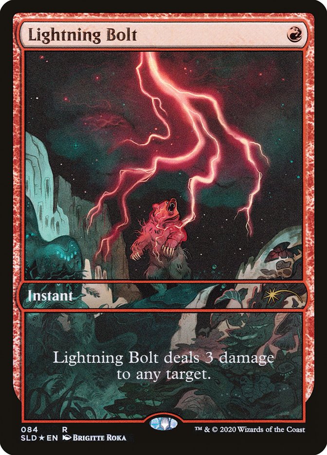 Lightning Bolt (084) [Secret Lair Drop Series] | Silver Goblin