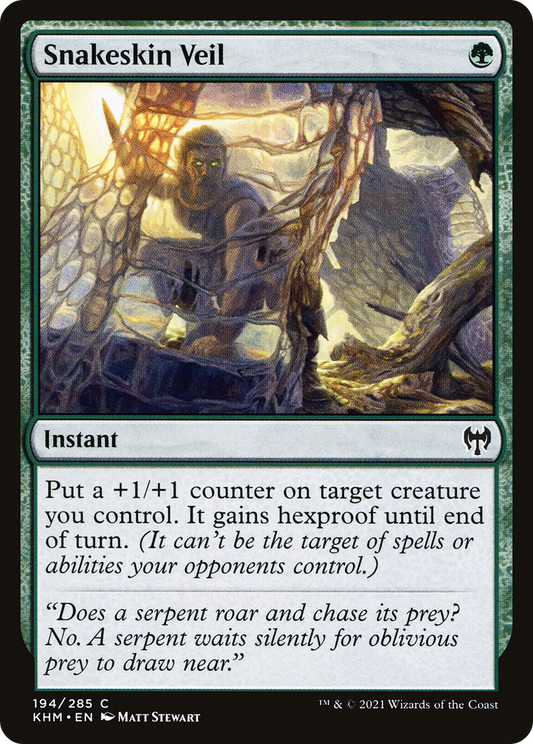 Snakeskin Veil [Kaldheim] Foil