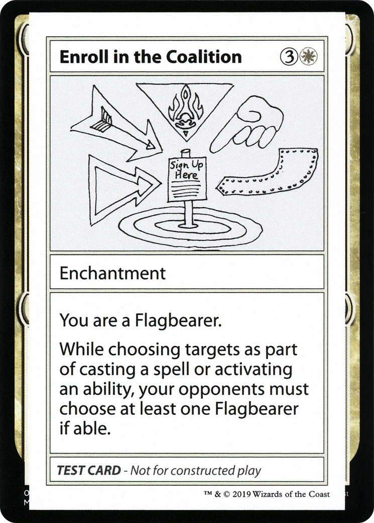 Enroll in the Coalition (2021 Edition) [Mystery Booster Playtest Cards]