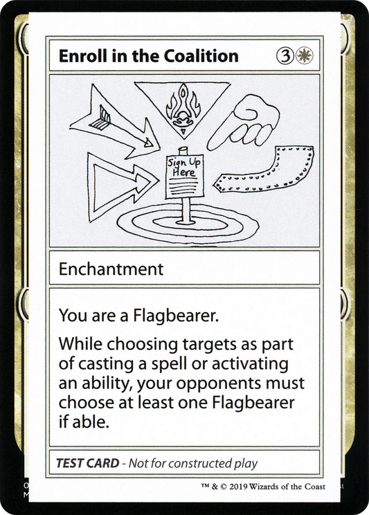 Enroll in the Coalition (2021 Edition) [Mystery Booster Playtest Cards]