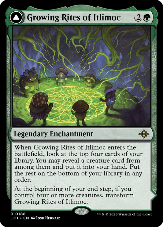 Growing Rites of Itlimoc // Itlimoc, Cradle of the Sun [The Lost Caverns of Ixalan] Foil