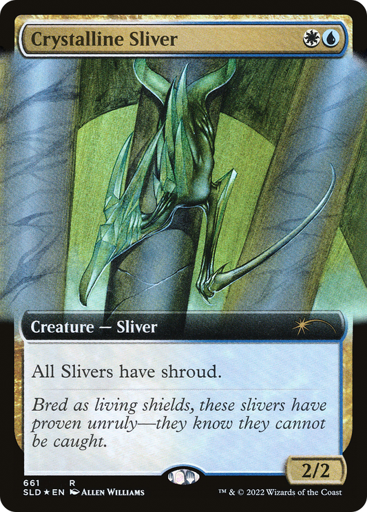 Crystalline Sliver (Extended Art) [Secret Lair Drop Promos]