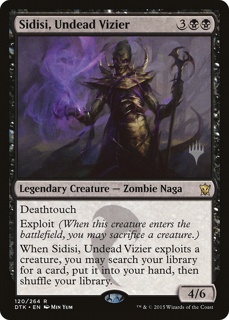 Sidisi, Undead Vizier (Promo Pack) [Dragons of Tarkir Promos] Foil