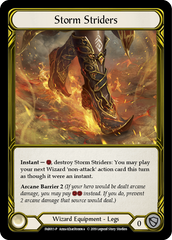 Storm Striders [FAB011-P] (Promo)  1st Edition Cold Foil - Golden | Silver Goblin