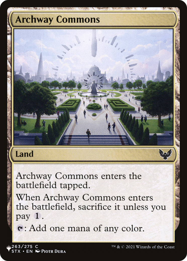 Archway Commons [The List Reprints] | Silver Goblin