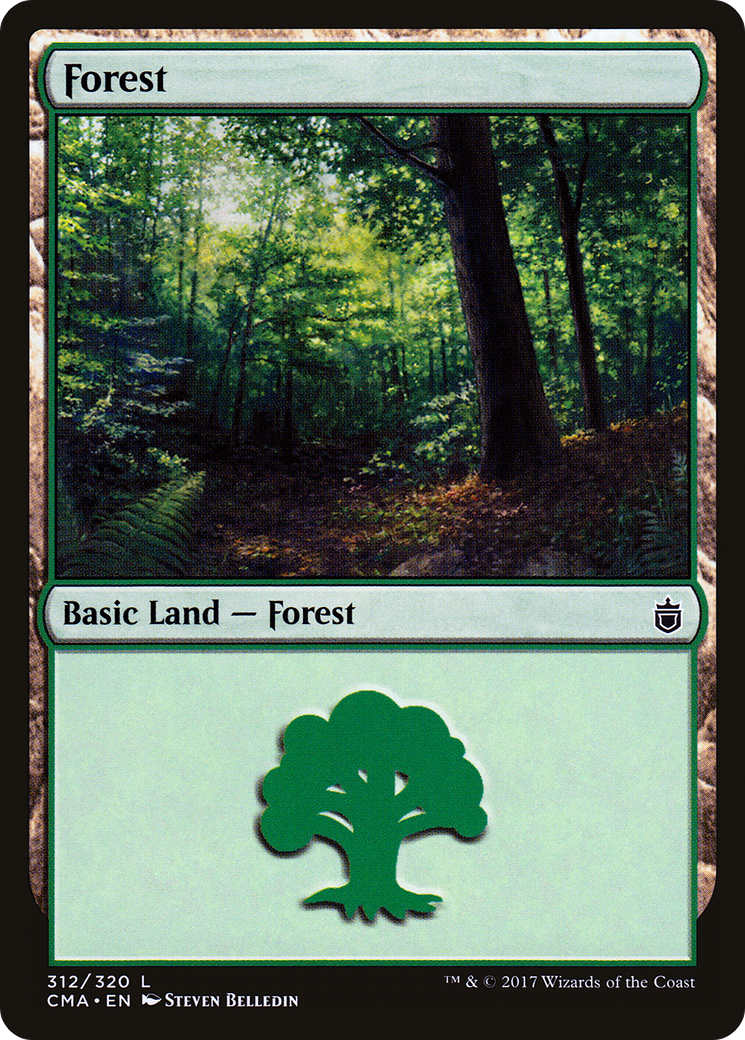 Forest (312) [Commander Anthology] | Silver Goblin