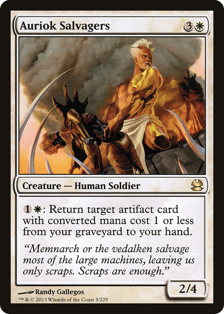 Auriok Salvagers [Modern Masters] Foil