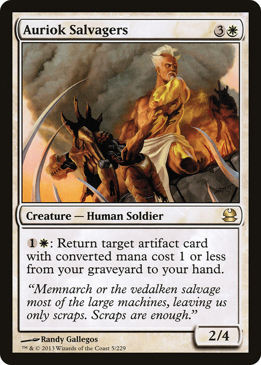 Auriok Salvagers [Modern Masters] Foil