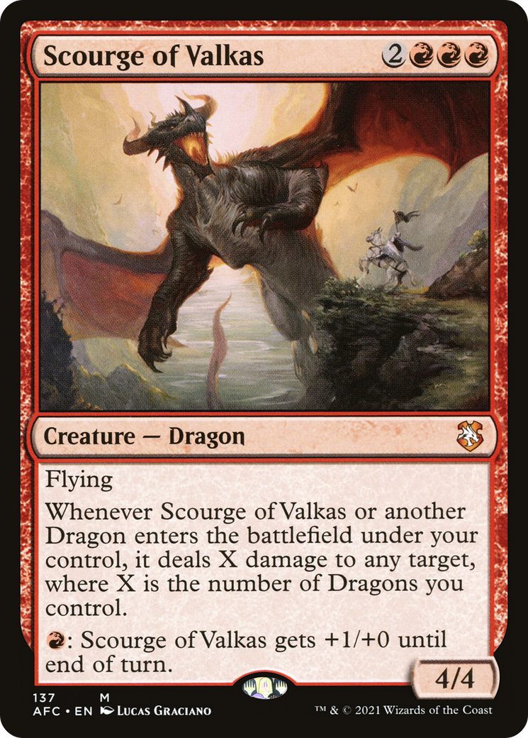 Scourge of Valkas [Dungeons & Dragons: Adventures in the Forgotten Realms Commander]