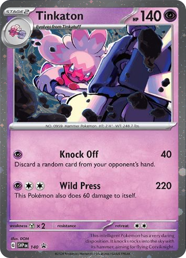 Tinkaton (SVP140) (Cosmos Holo) [SV: Scarlet & Violet Promo Cards] | Silver Goblin