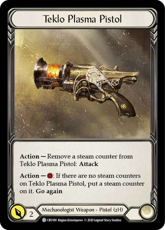 Teklo Plasma Pistol 1st Edition  (CRU100) - Crucible of War