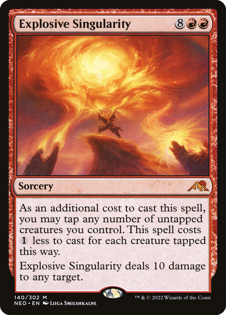 Explosive Singularity [Kamigawa: Neon Dynasty] Foil