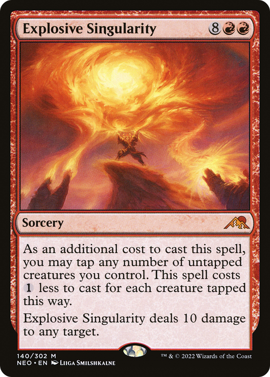 Explosive Singularity [Kamigawa: Neon Dynasty] Foil