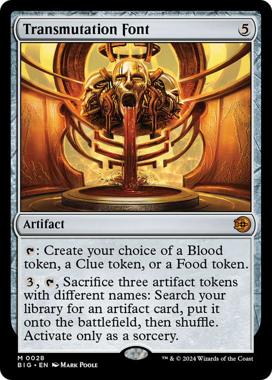 Transmutation Font [Outlaws of Thunder Junction: The Big Score] Foil