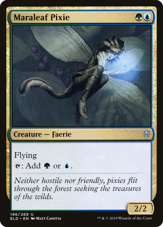 Maraleaf Pixie [Throne of Eldraine] Foil