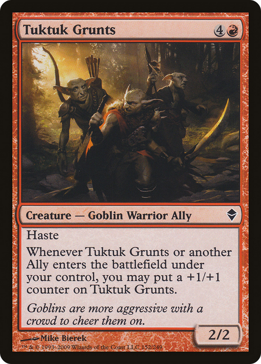 Tuktuk Grunts [Zendikar] Foil