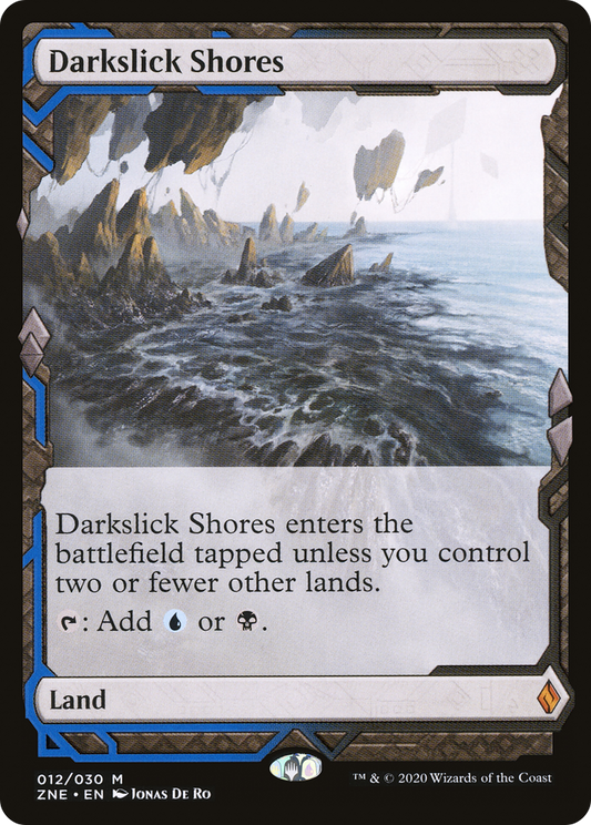 Darkslick Shores (Expeditions) [Zendikar Rising Expeditions] Foil