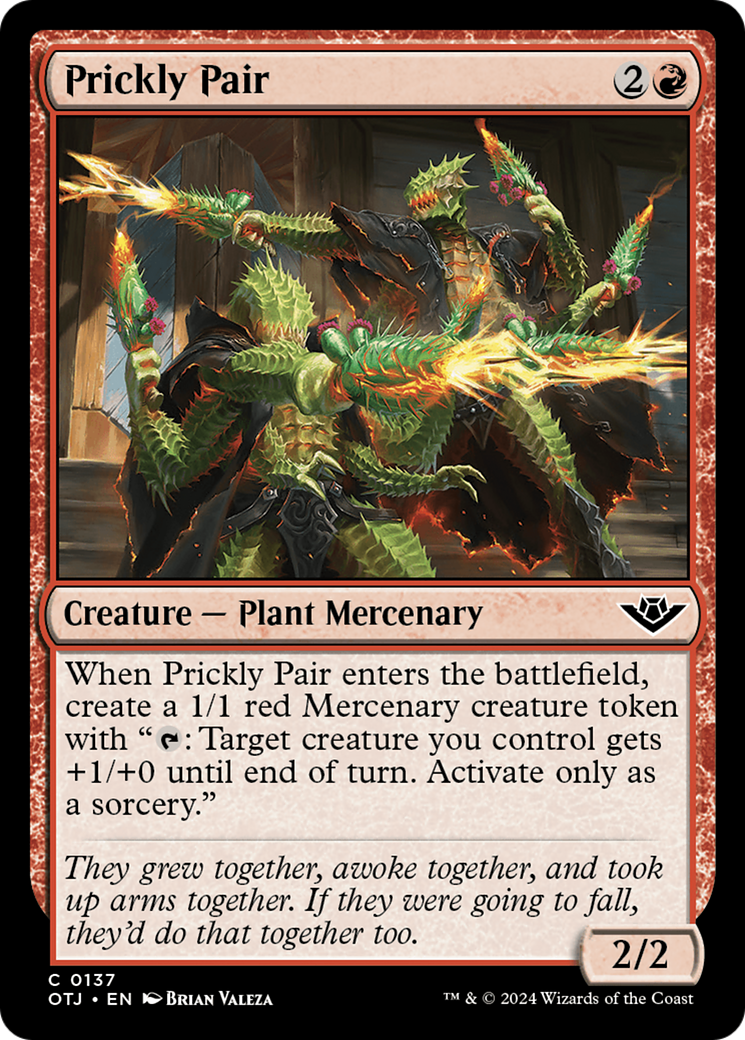 Prickly Pair [Outlaws of Thunder Junction] Foil