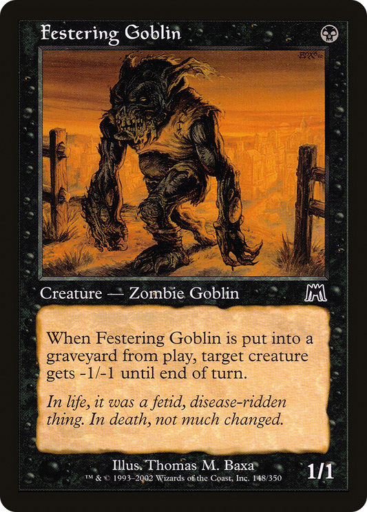 Festering Goblin [Onslaught] Foil