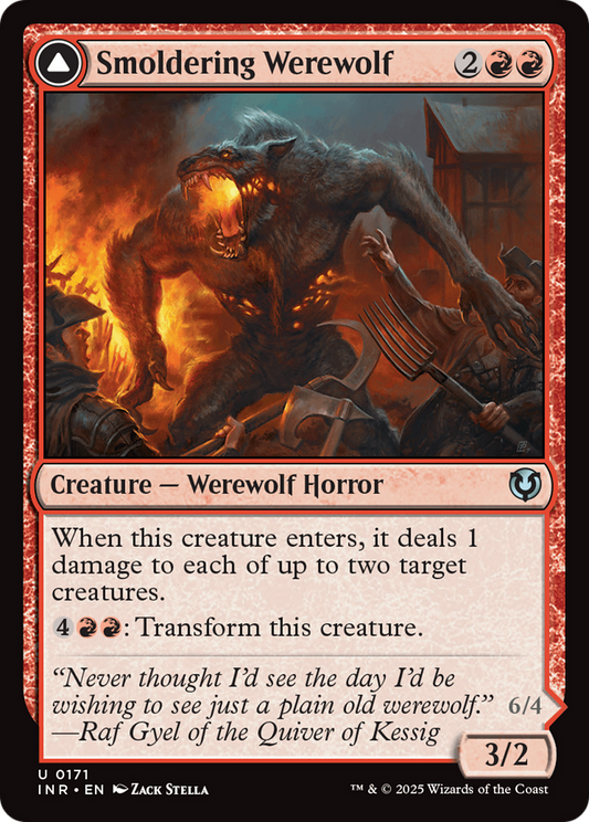 Smoldering Werewolf Foil (171) - Innistrad Remastered