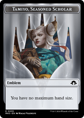 Tamiyo, Seasoned Scholar // Energy Reserve Double-Sided Token [Modern Horizons 3 Tokens] | Silver Goblin