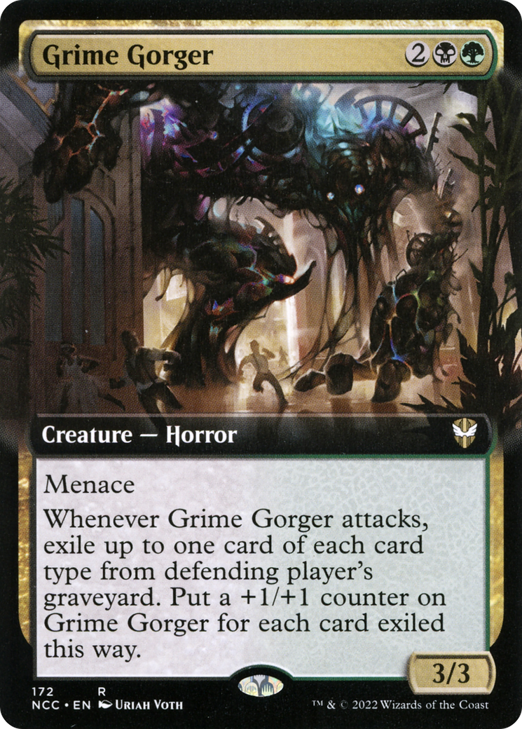 Grime Gorger (Extended Art) [Streets of New Capenna Commander] | Silver Goblin