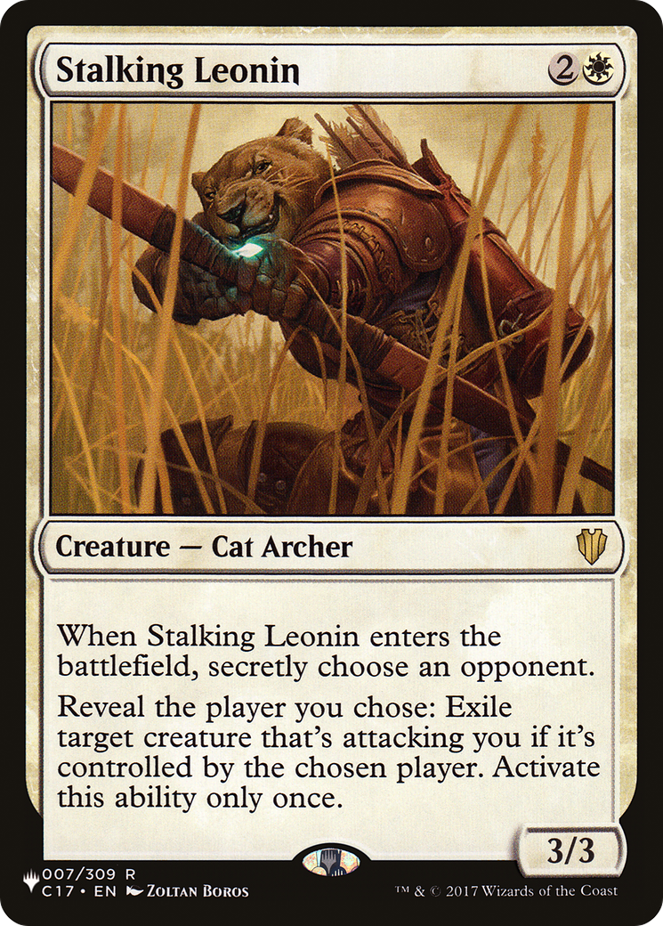 Stalking Leonin [The List] | Silver Goblin