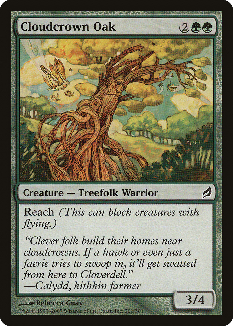 Cloudcrown Oak [Lorwyn] Foil