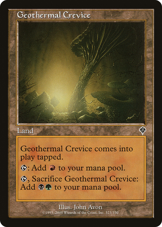 Geothermal Crevice [Invasion] Foil