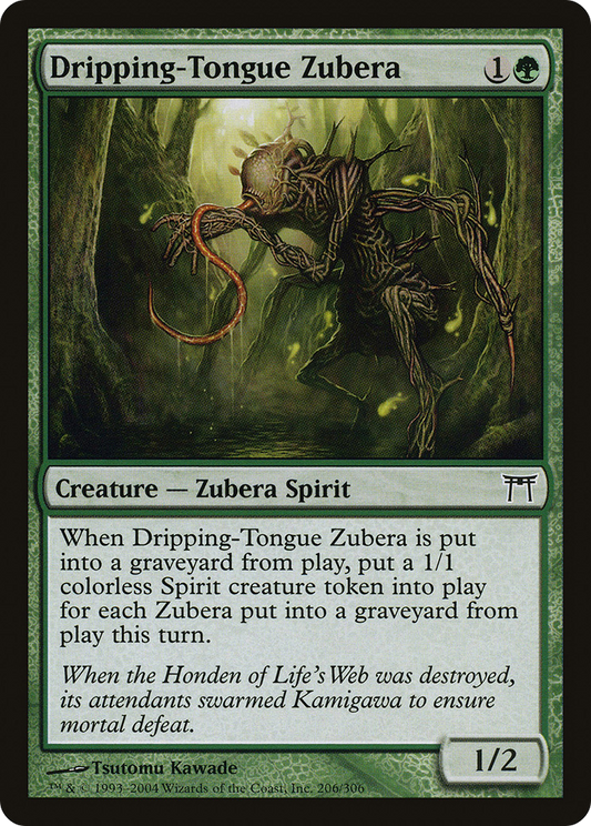 Dripping-Tongue Zubera [Champions of Kamigawa] Foil