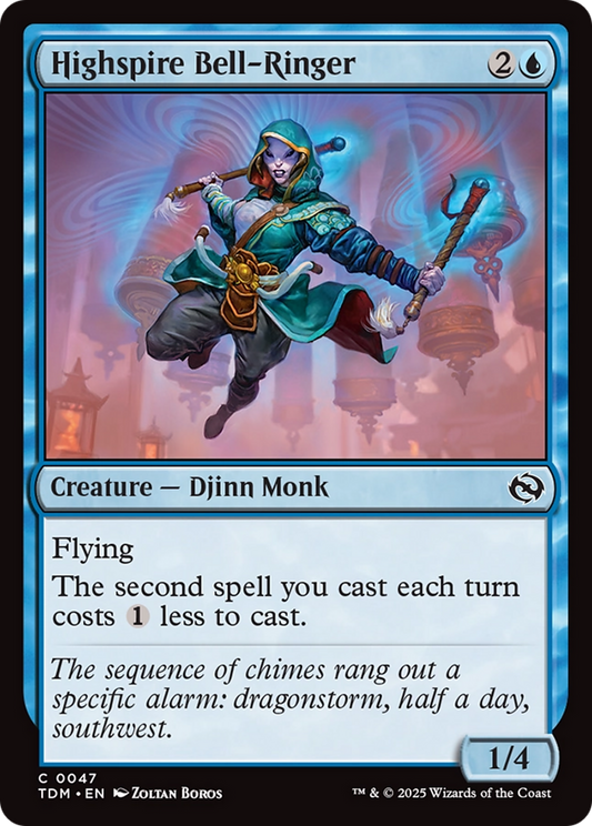Highspire Bell-Ringer (047) Foil - Tarkir: Dragonstorm