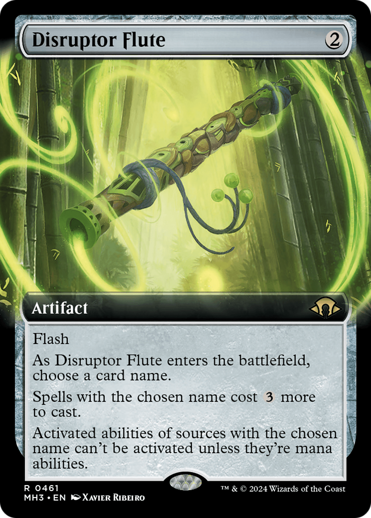 Disruptor Flute (Extended Art) [Modern Horizons 3] Foil
