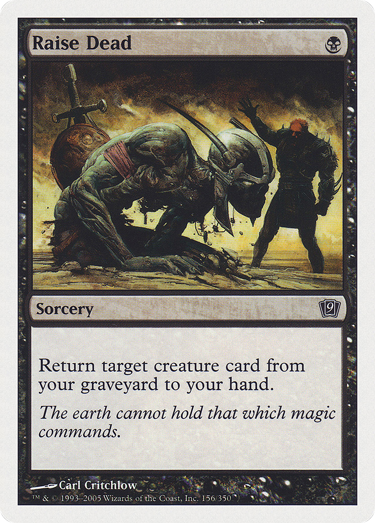 Raise Dead (156) - Ninth Edition