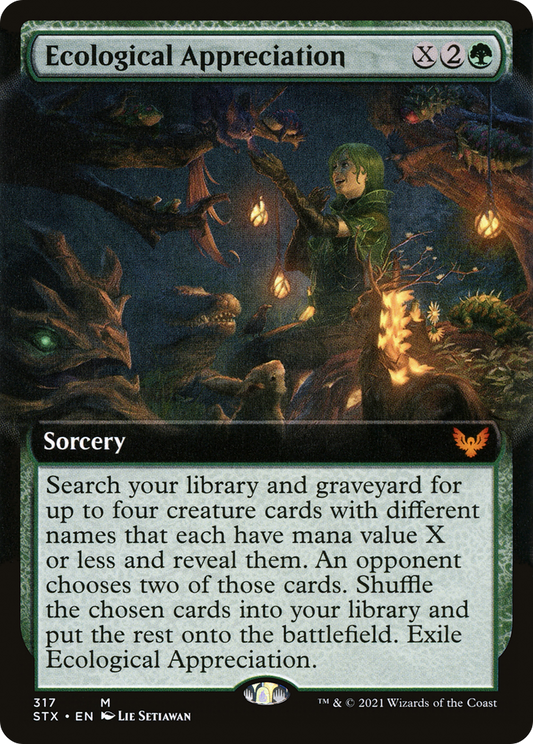Ecological Appreciation (Extended Art) [Strixhaven: School of Mages]