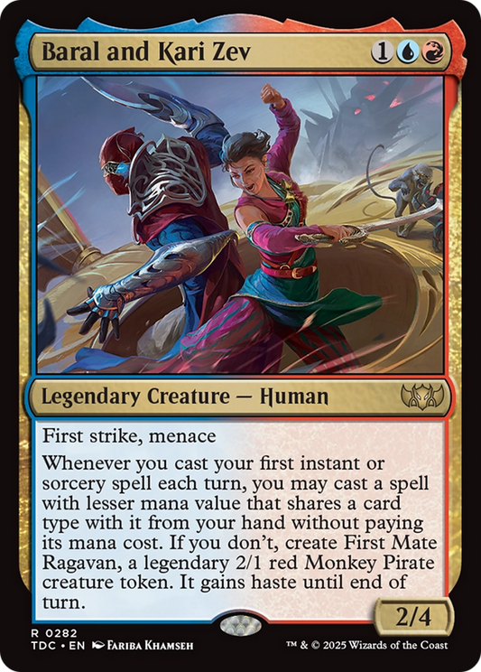 Baral and Kari Zev (282) - Commander: Tarkir: Dragonstorm