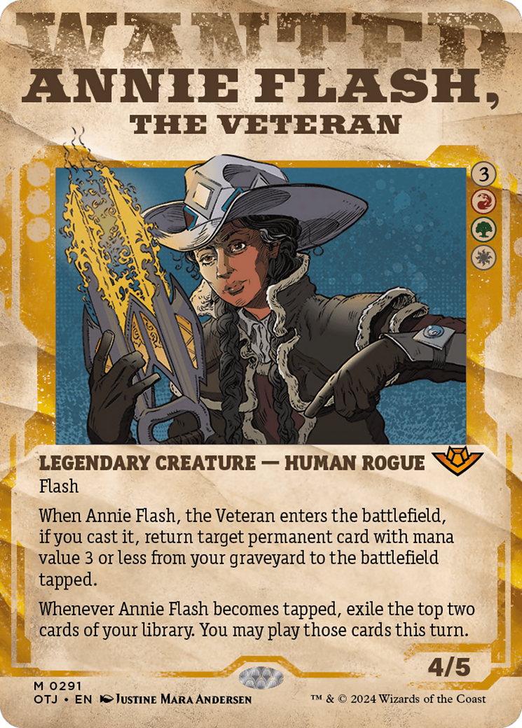 Annie Flash, the Veteran (Showcase) [Outlaws of Thunder Junction] | Silver Goblin