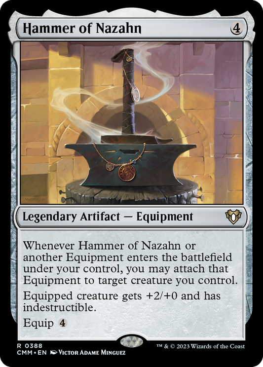 Hammer of Nazahn [Commander Masters] Foil