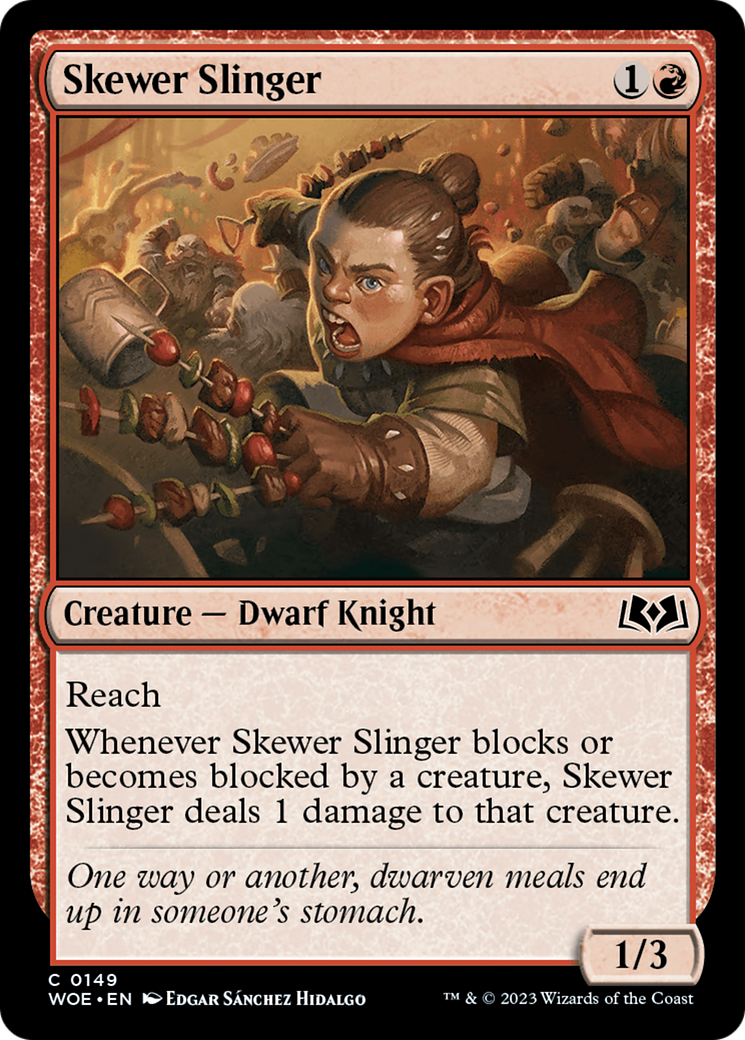 Skewer Slinger [Wilds of Eldraine] Foil