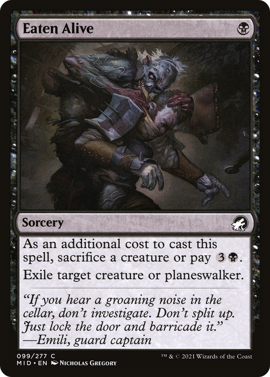 Eaten Alive [Innistrad: Midnight Hunt] Foil