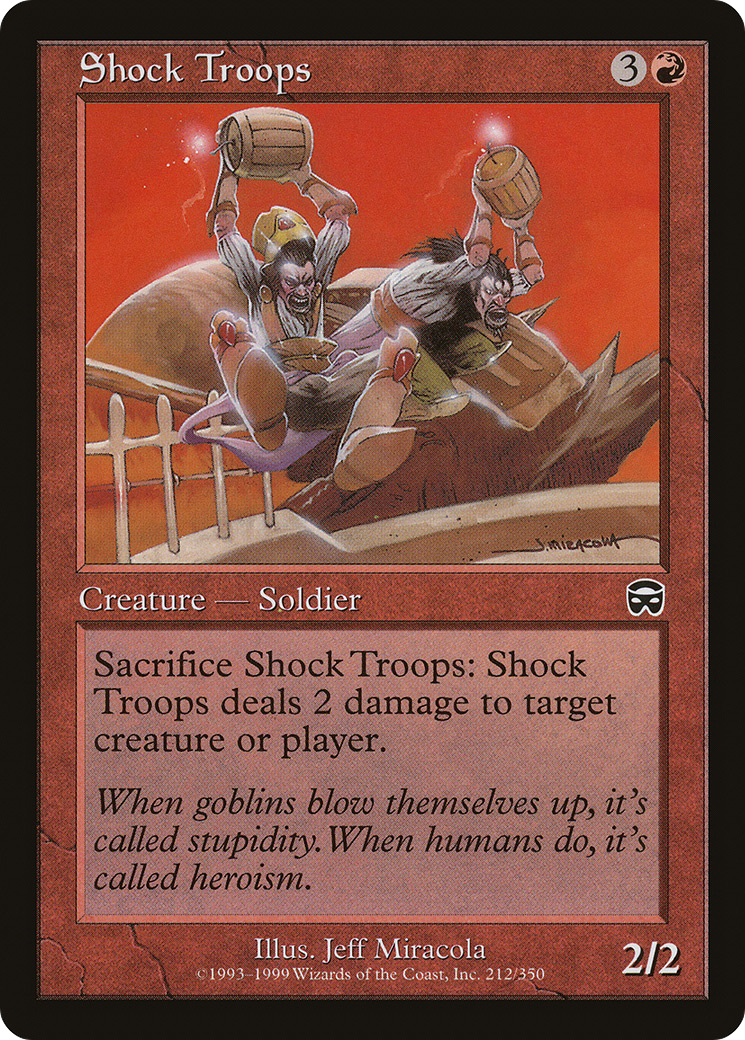 Shock Troops [Mercadian Masques] Foil