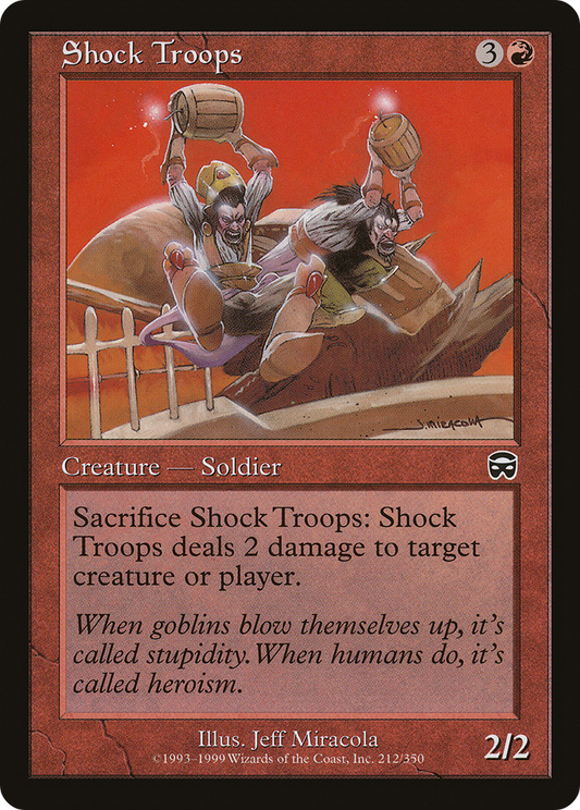 Shock Troops [Mercadian Masques] Foil