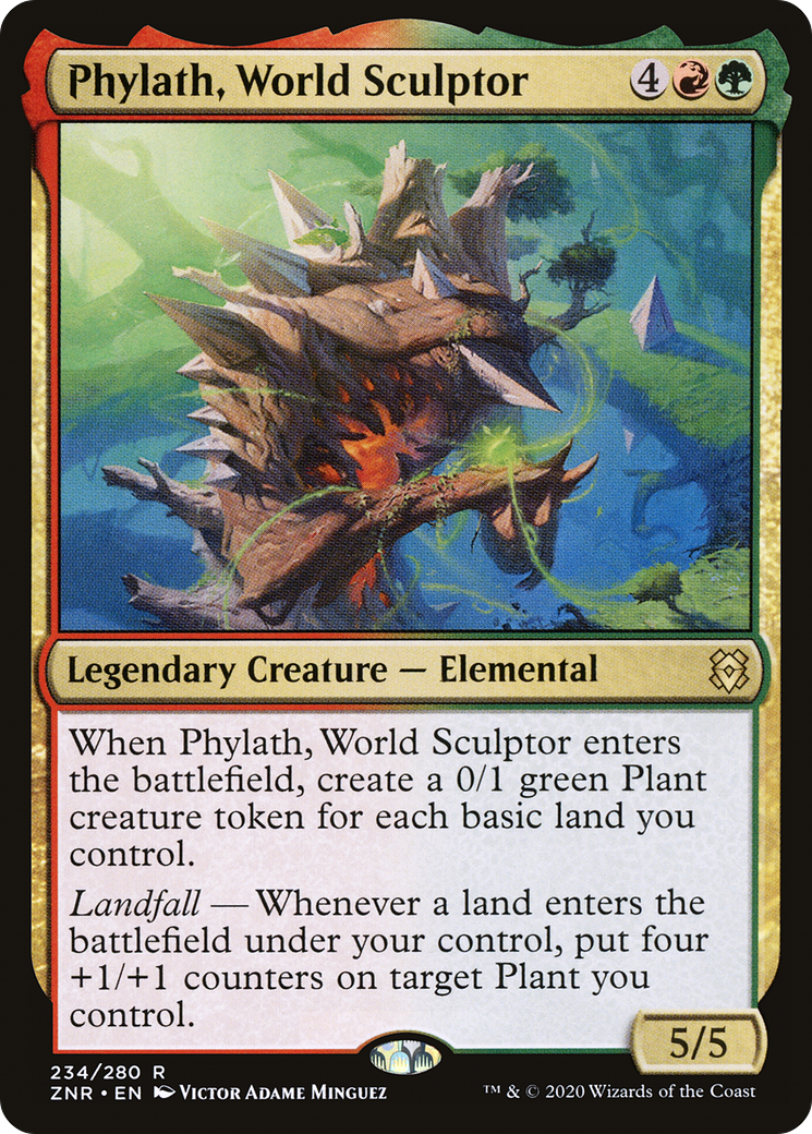 Phylath, World Sculptor [Zendikar Rising] Foil