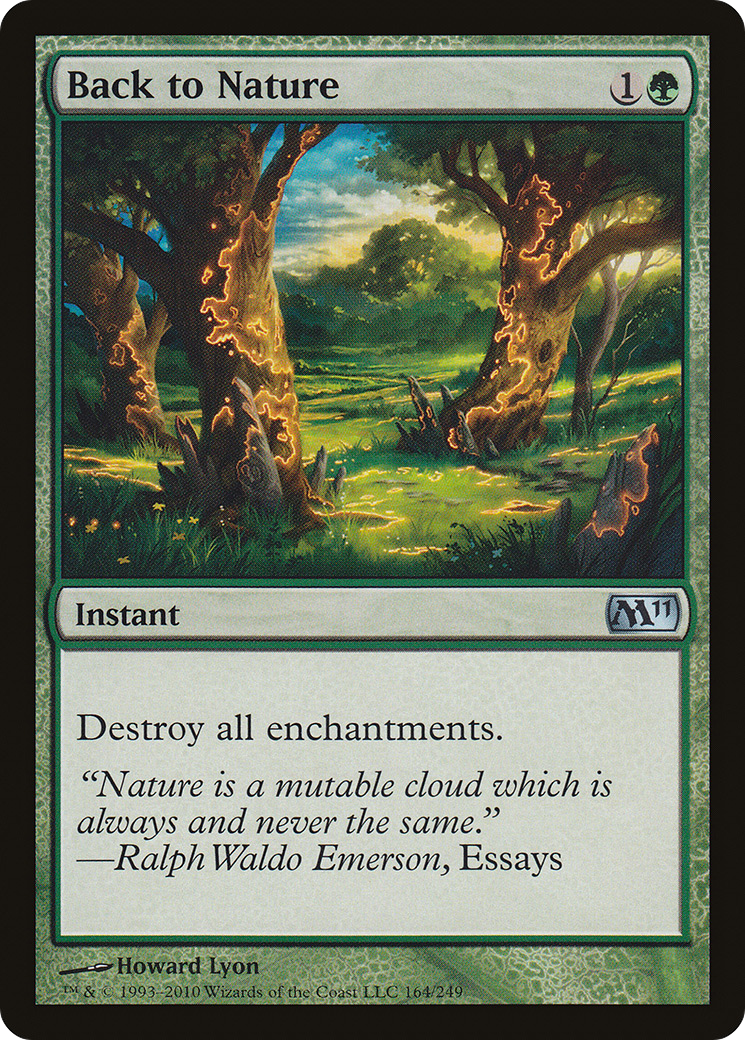 Back to Nature [Magic 2011] Foil