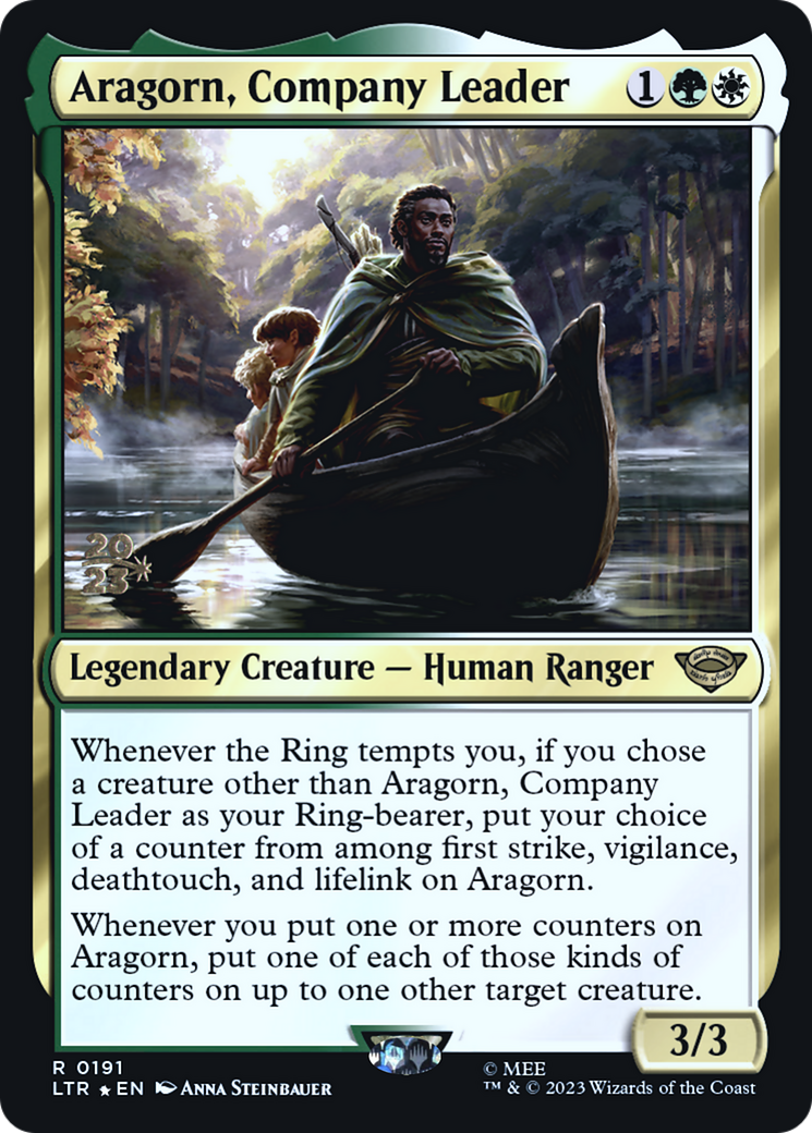 Aragorn, Company Leader [The Lord of the Rings: Tales of Middle-Earth Prerelease Promos] | Silver Goblin