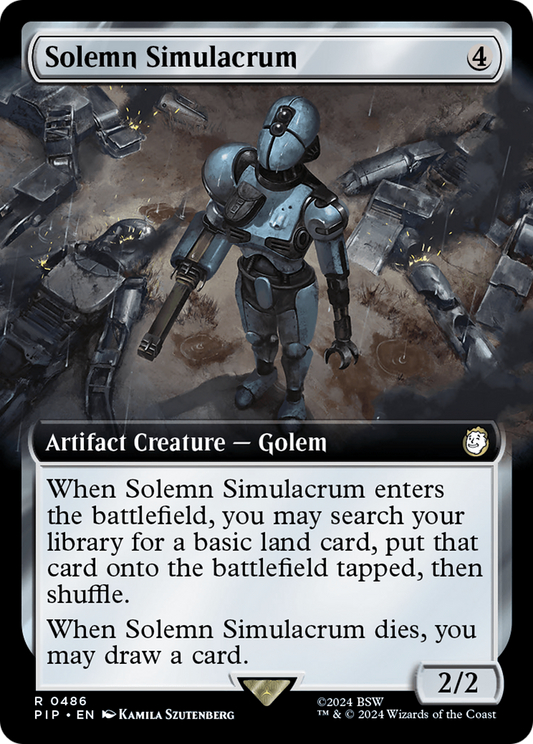 Solemn Simulacrum (Extended Art) [Fallout] Foil